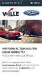 Mobile Screenshot of ford-wille.de